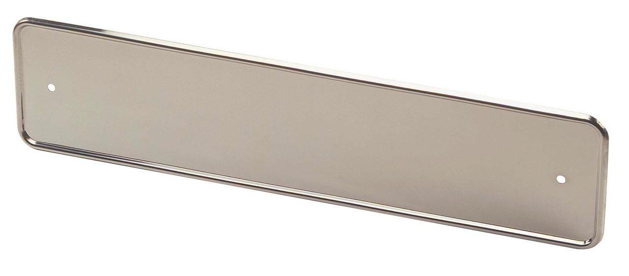 License plate holder Chrome