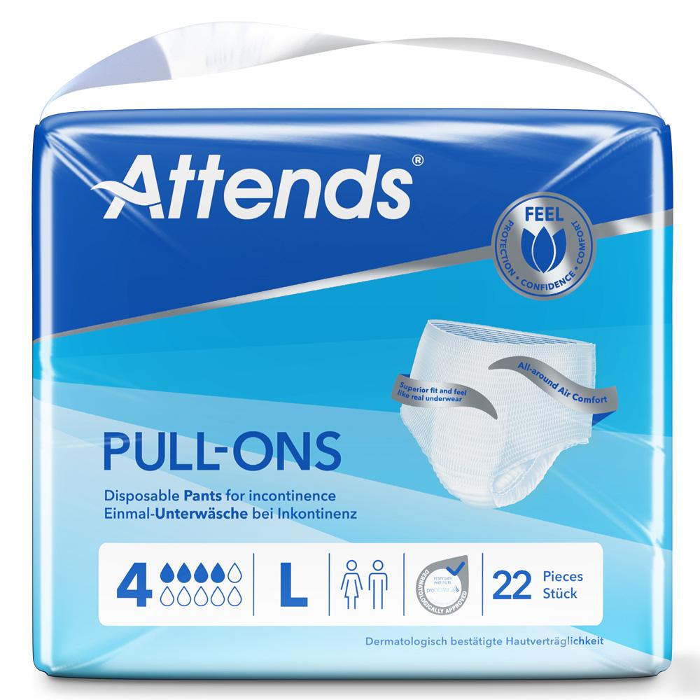 Attends Pull-Ons 4 Pants - Large - 22 Pack