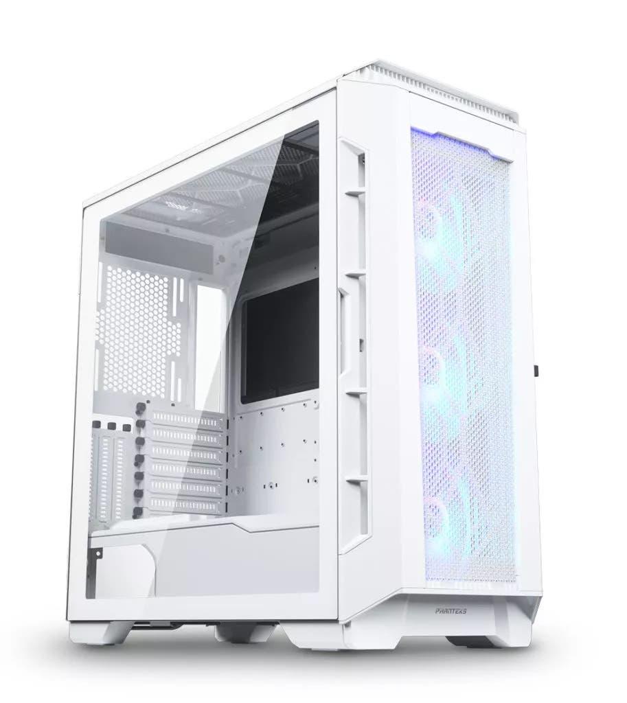 Phanteks Eclipse P600S DRGB Glass Silent ATX Midi Tower PC Case - Matte White