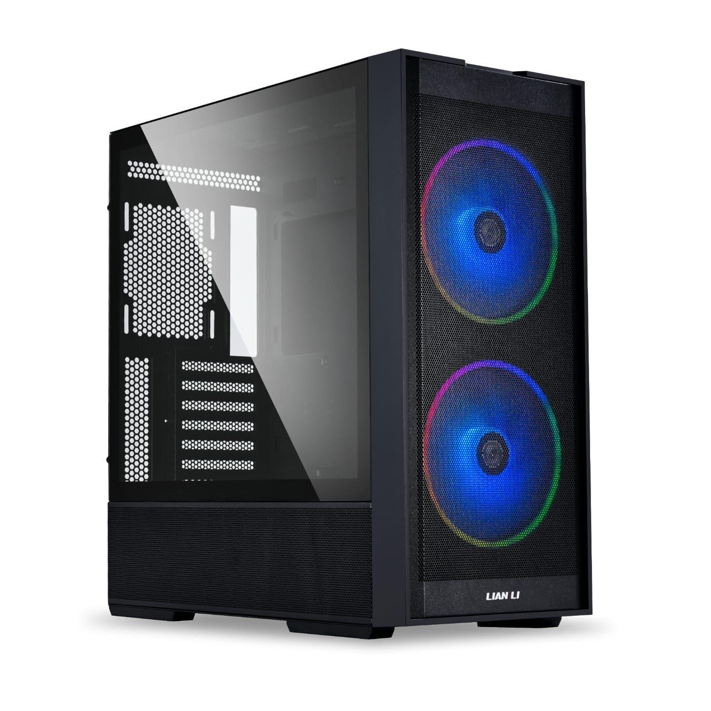 Lian Li LANCOOL 206 Mid-Tower ATX Case, 2x 160mm RGB fans - Black - LANCOOL 206RX