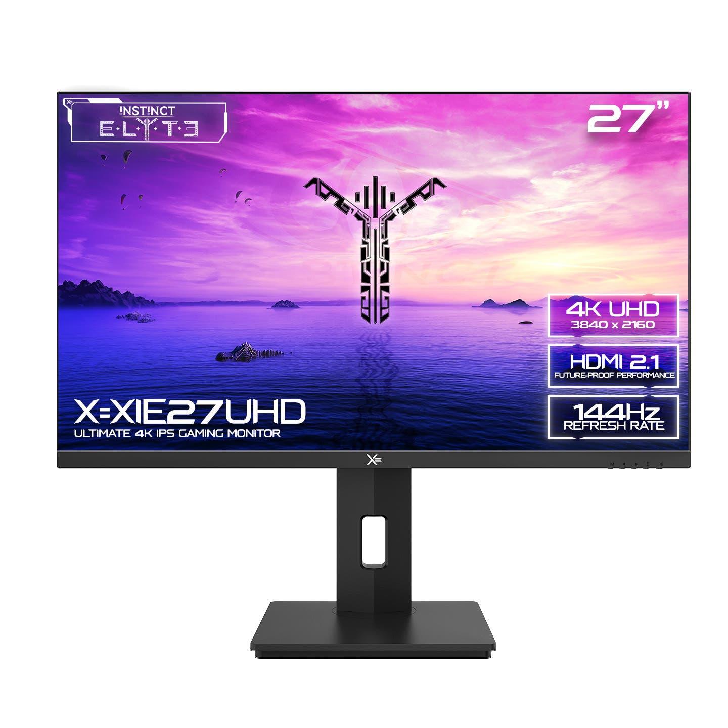 X=XIE27UHD 27 inch 3840*2160 4K 144Hz IPS PS5 Gaming Monitor