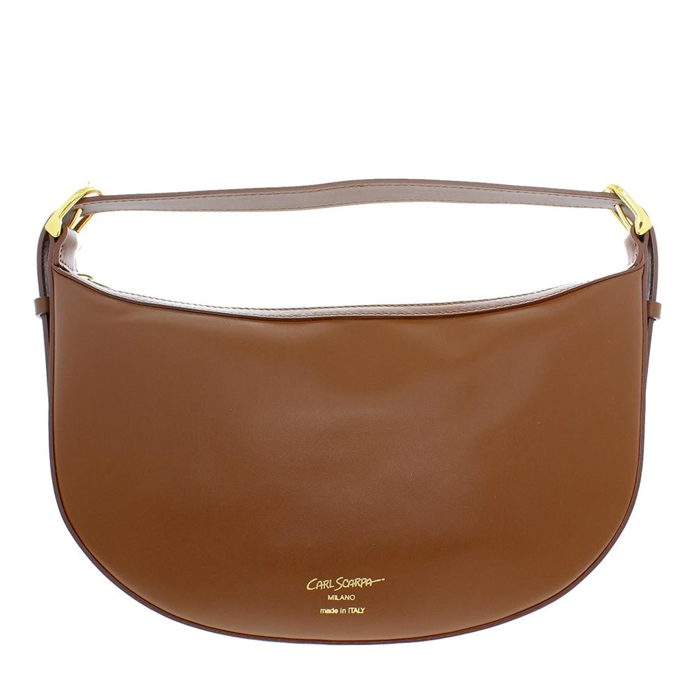 Carl Scarpa Osoppo Tan Leather Shoulder Bag