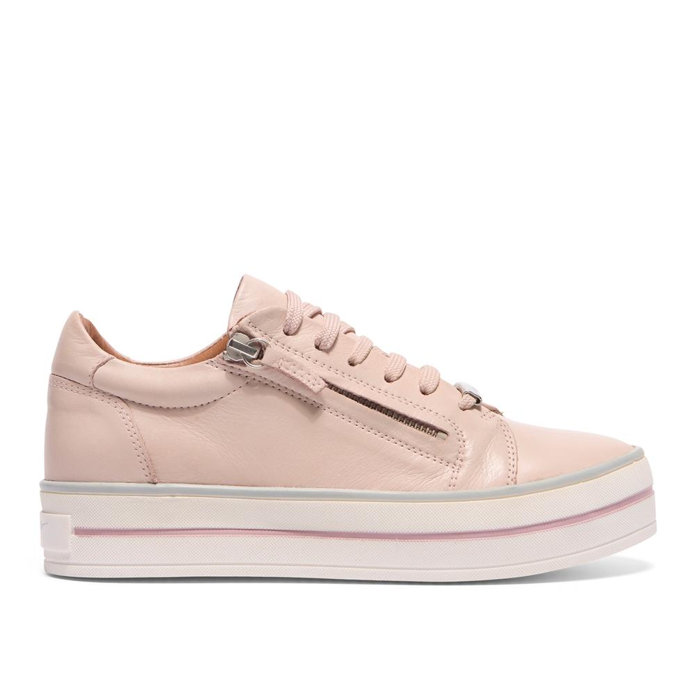 Carl Scarpa Fissato Blush Leather Trainers