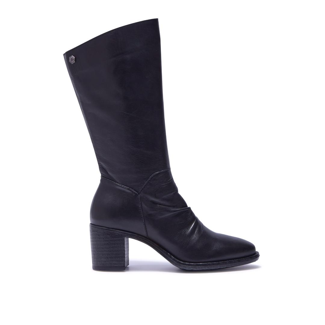 Carl Scarpa Lodeve Black Leather Ankle Boots