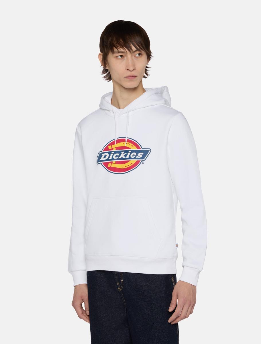 Dickies Icon Logo Hoodie Man White Size 2XL