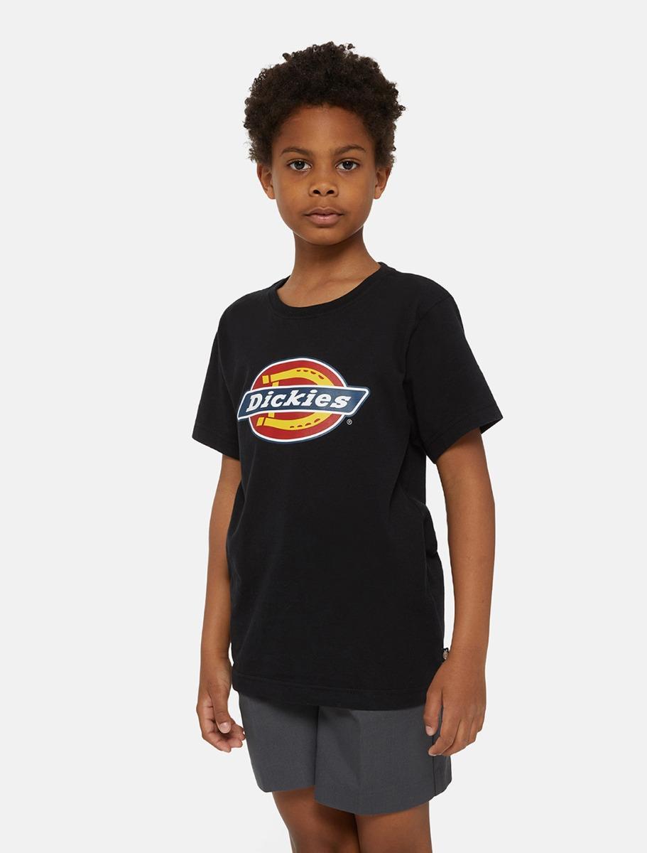 Dickies Kids' Icon Logo T-Shirt Unisex Black Size S