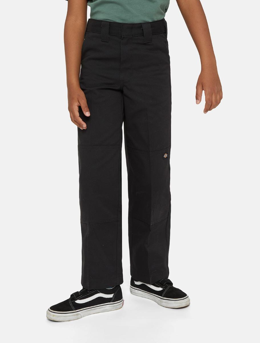 Dickies Kids' Double Knee Trousers Unisex Black Size 4