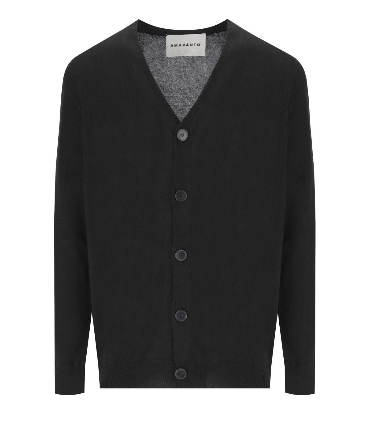 AMARÁNTO BLACK CARDIGAN