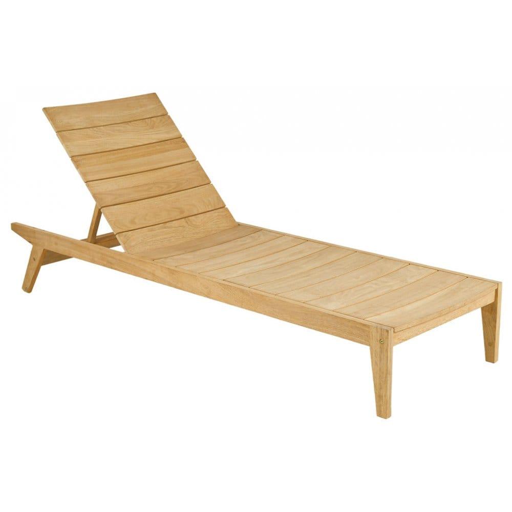 Roble Sunbed - Roble hardwood