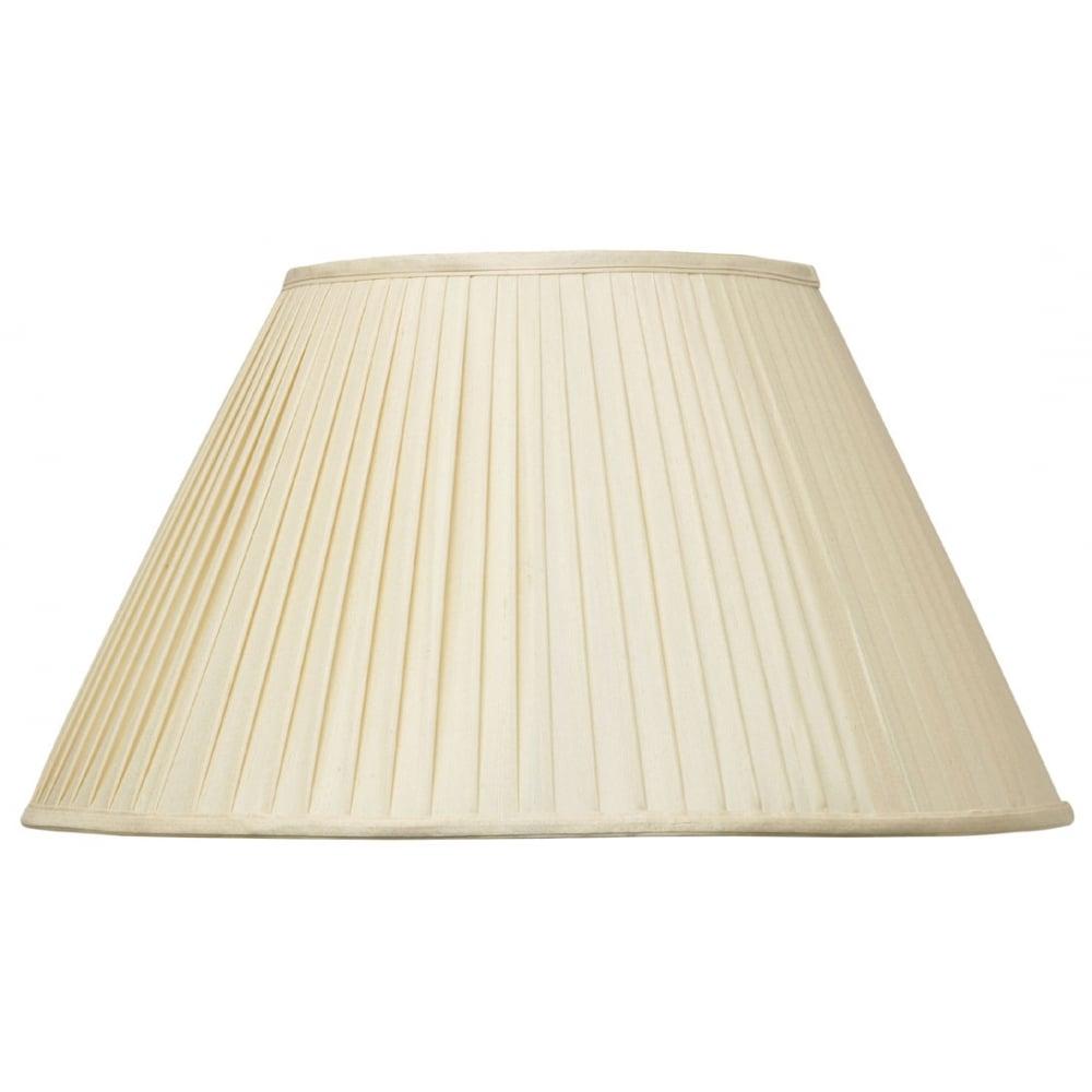 Bacall Silk Knife Pleat Tapered Lamp Shade 30cm