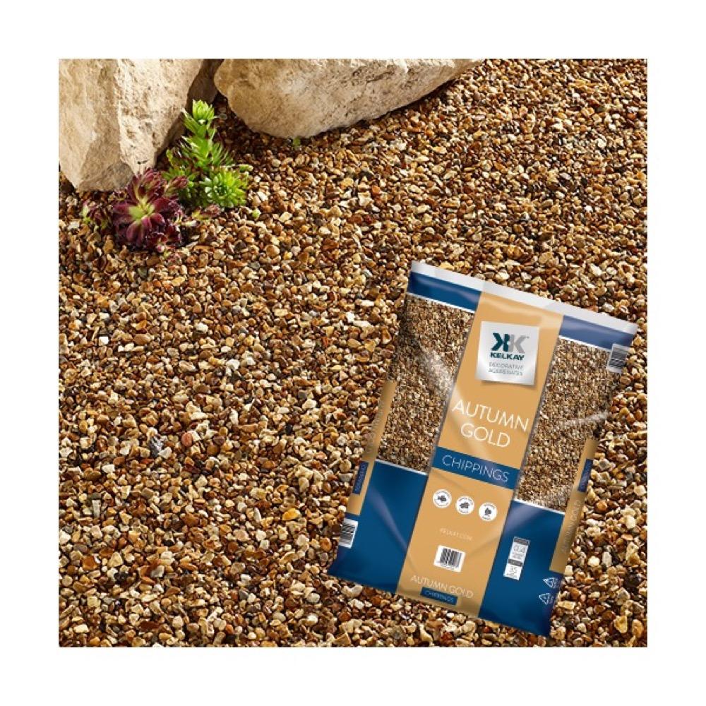 Autumn Gold Chippings Bulk Bag