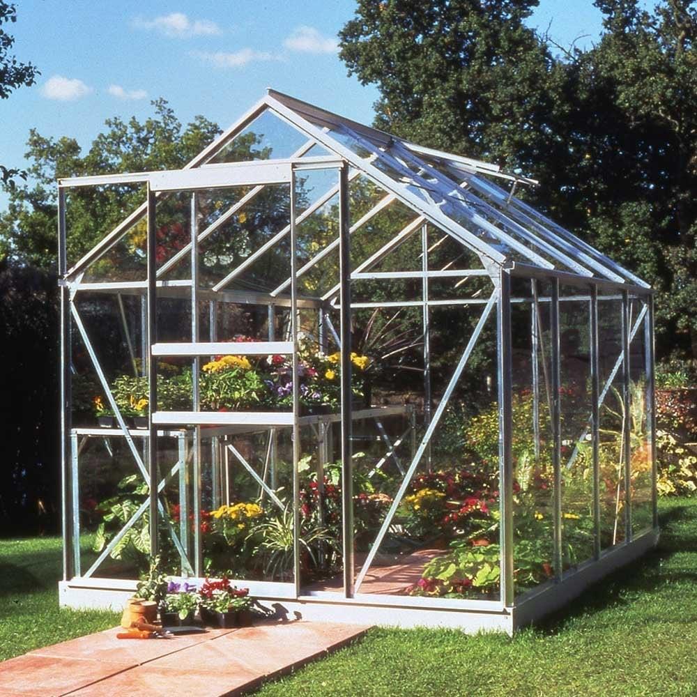 Popular 6 x 8 Greenhouse (Silver)