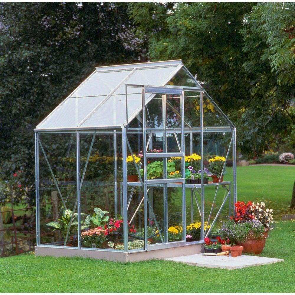 Popular 6ft x 4ft Greenhouse (Silver)