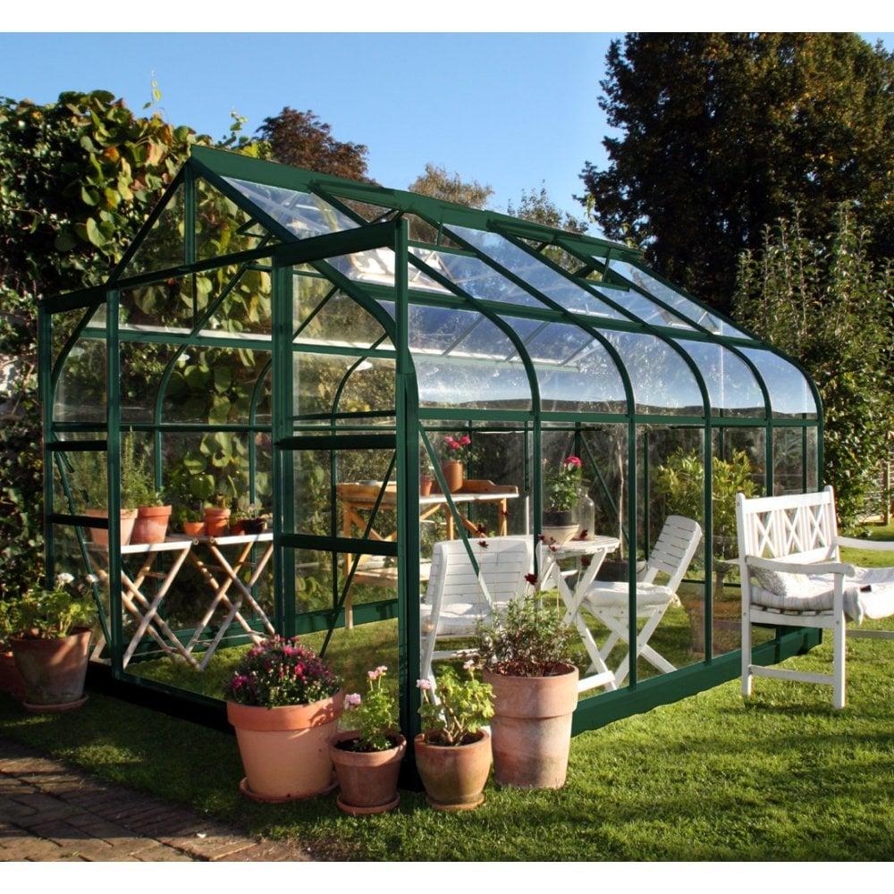 Supreme 8ft x 10ft Greenhouse (Green)