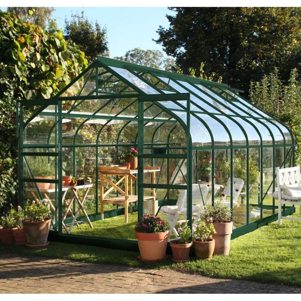 Supreme 8ft x 14ft Greenhouse (Green)