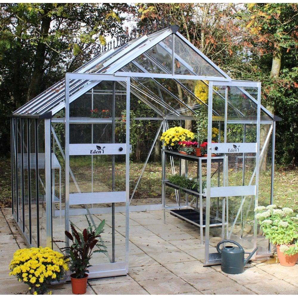 Blockley 8 x 10 Greenhouse (Aluminium)