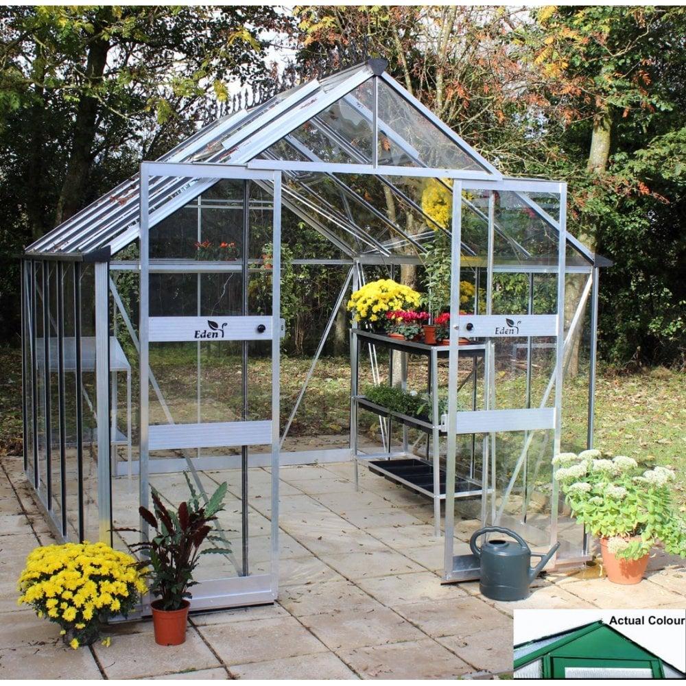 Blockley 8 x 10 Greenhouse (Green)