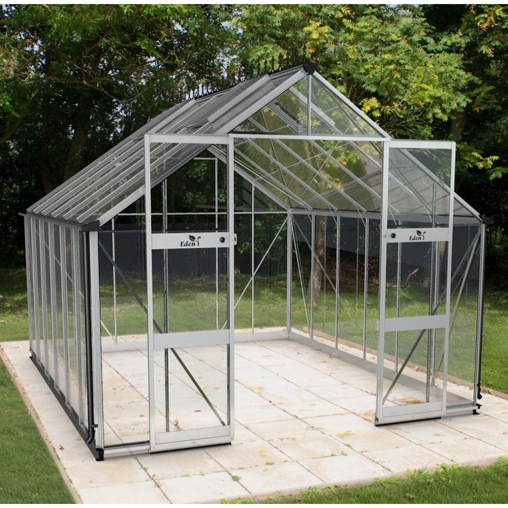 Bourton 10 x 16 Greenhouse (Aluminium)