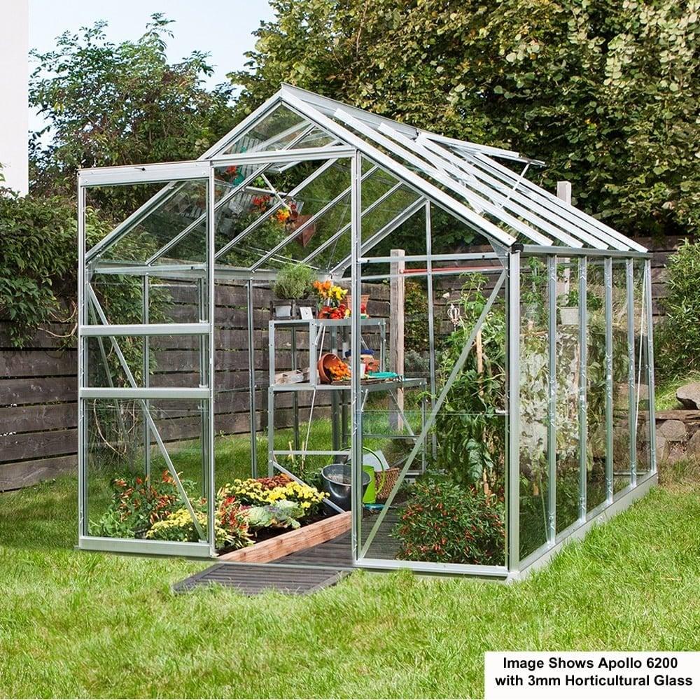 Apollo 7500 6 X 12 Greenhouse - Silver