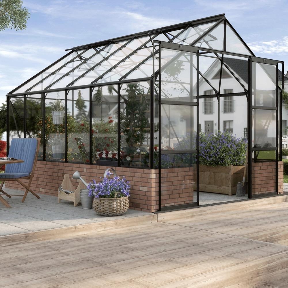 Cassandra 9900 8 x 12 Greenhouse Black