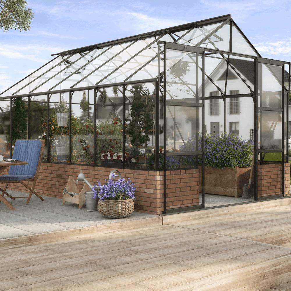 Cassandra 11500 8 x 14 Greenhouse Black