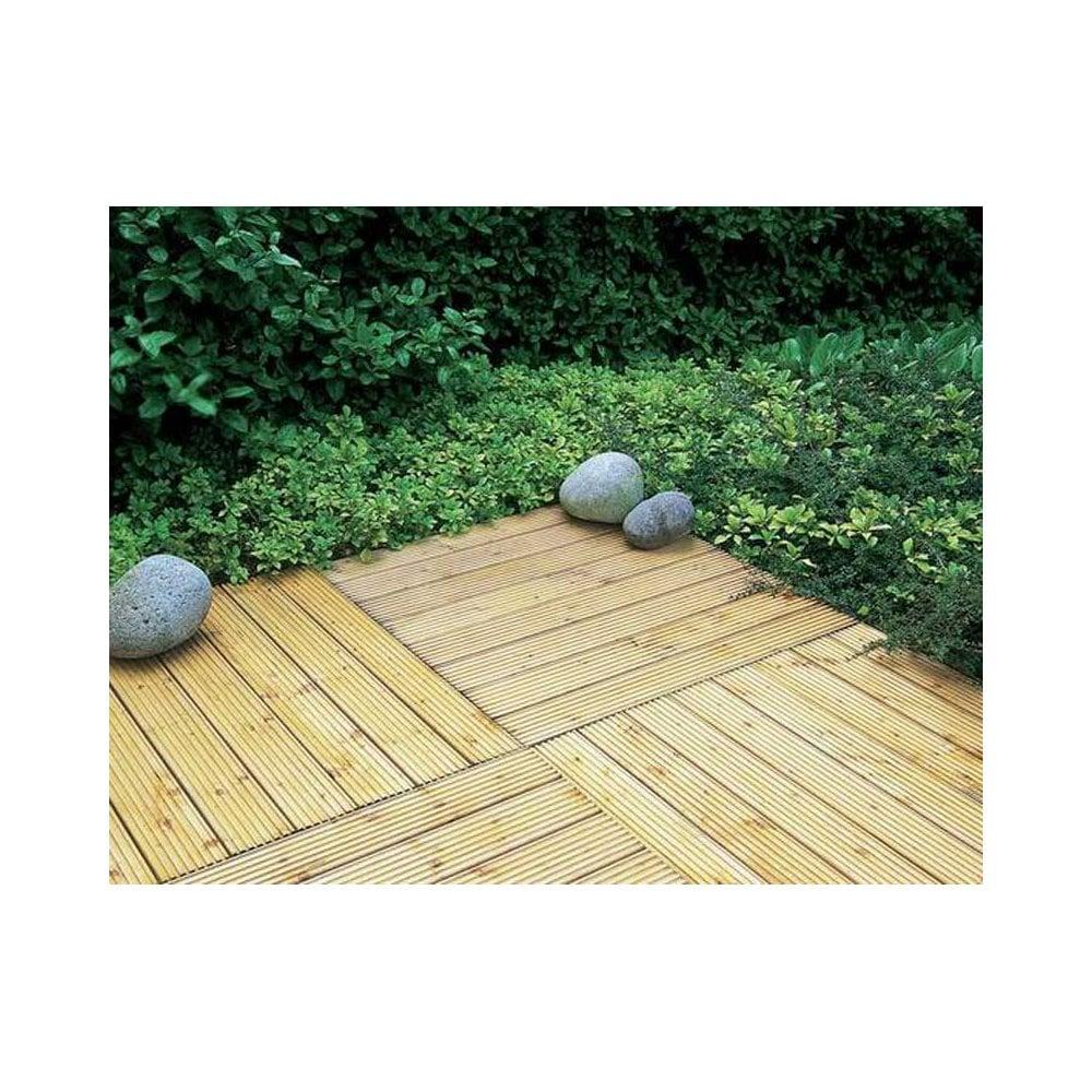 Forest Garden Patio Deck Tile - Pack of 4