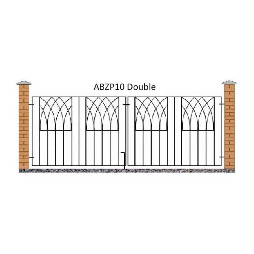 Abbey Double Driveway Gate