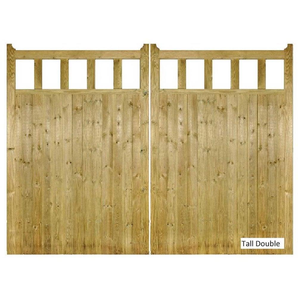 Burbage Iron Craft Quorn Tall Double Garden Gate