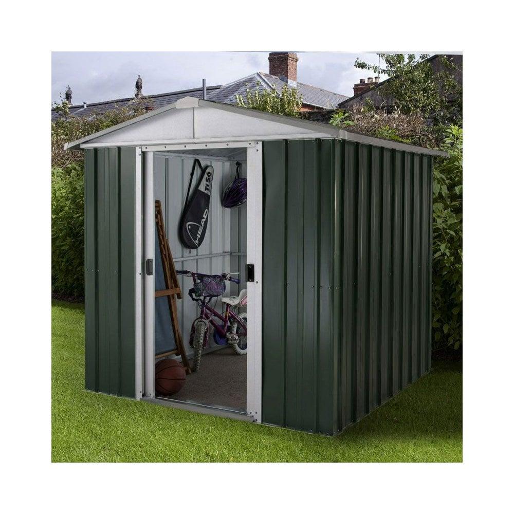 Emerald Deluxe Metal Shed with Floor Support Kit 6 x 4.5