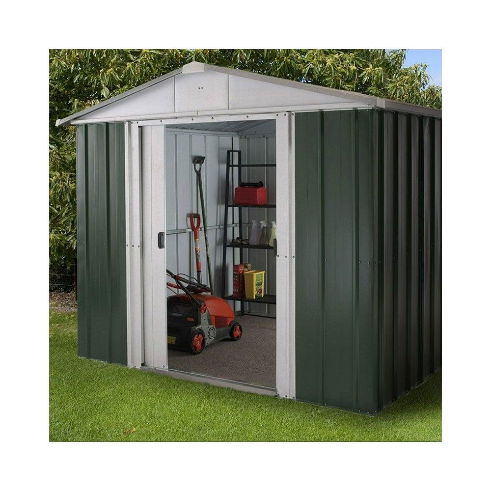 Emerald Deluxe Metal Shed with Floor Support Kit 8 x 9