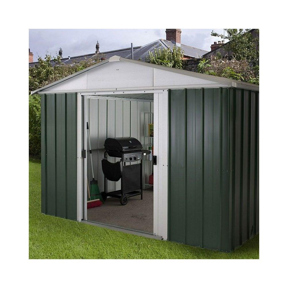 Emerald Deluxe Metal Shed with Floor Support Kit 10 x 8