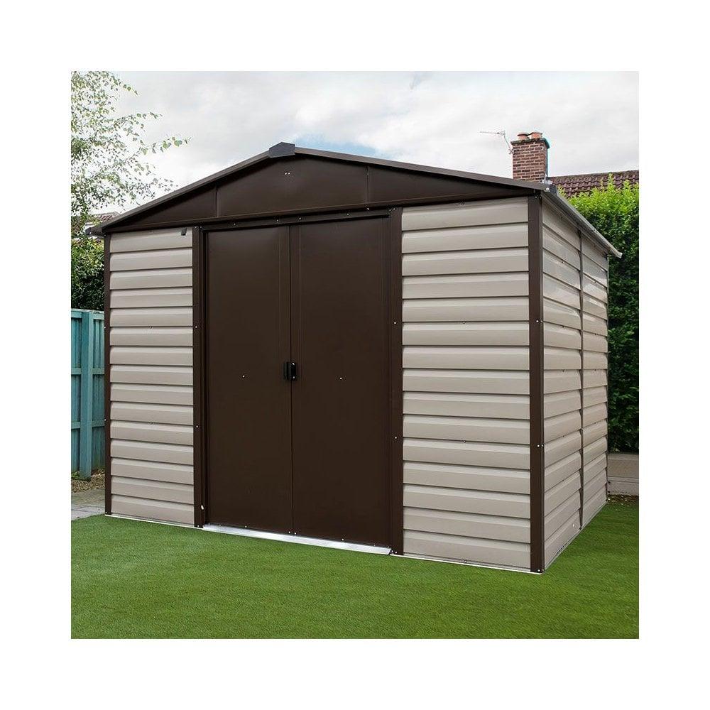 Shiplap Metal Shed with Floor Support Kit 8 x 6