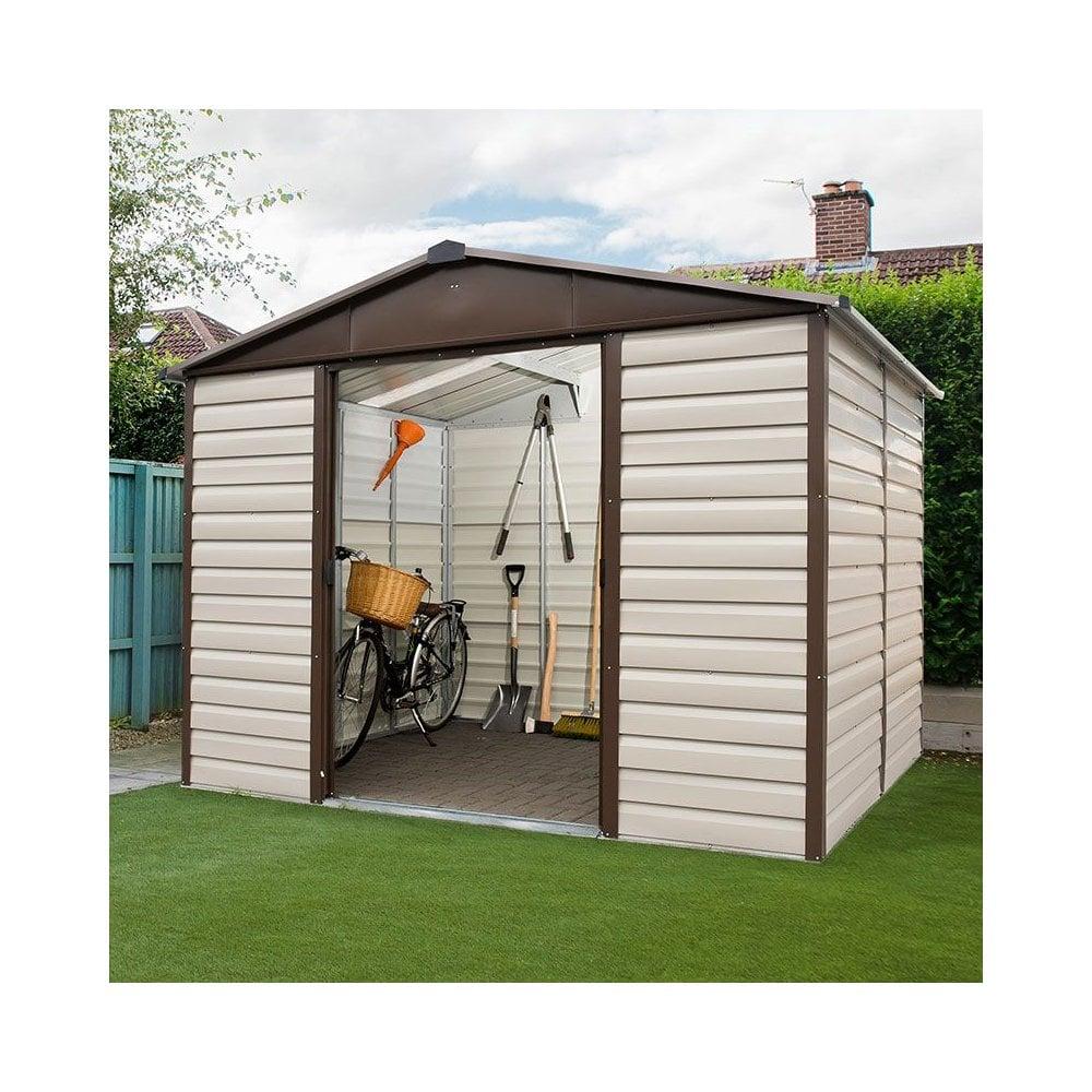 Shiplap Metal Shed with Floor Support Kit 10 x 6