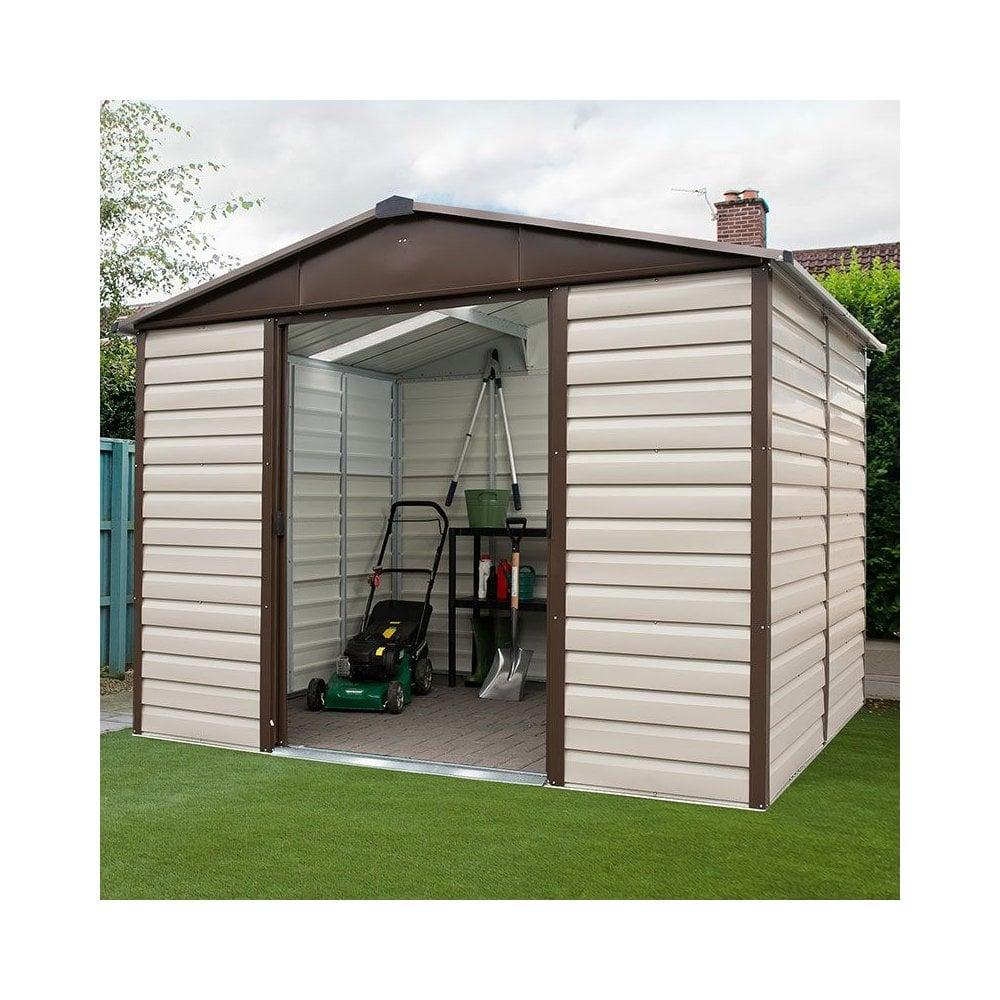 Shiplap Metal Shed with Floor Support Kit 10 x 12