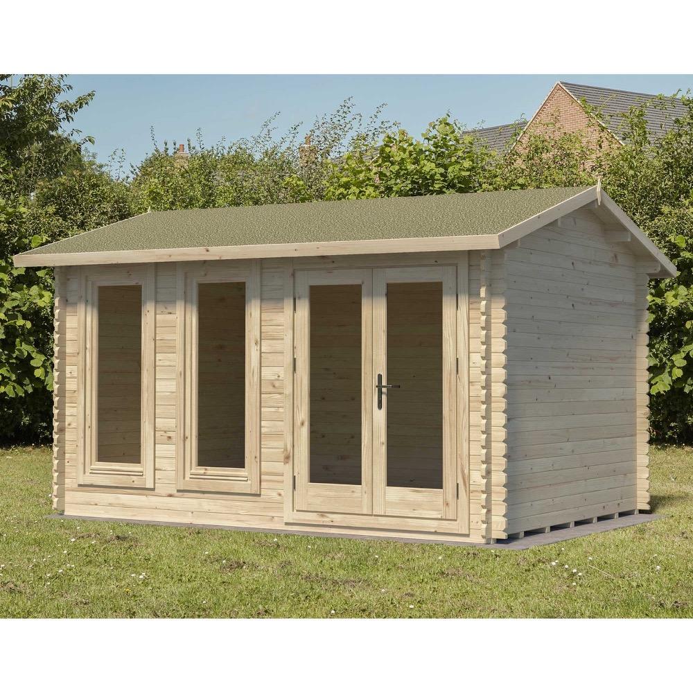 Chiltern Double Glazed Log Cabin 4.0m x 3.0m