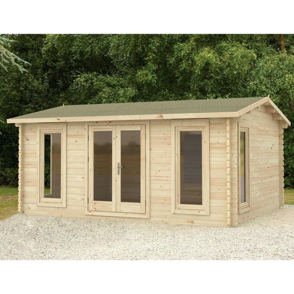 Rushock Double Glazed Log Cabin 5.0m x 4.0m