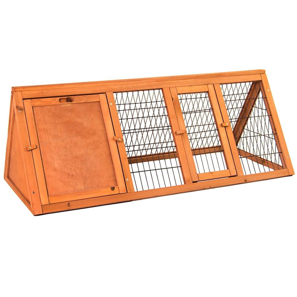 Triangle Wooden Pet Hutch Large