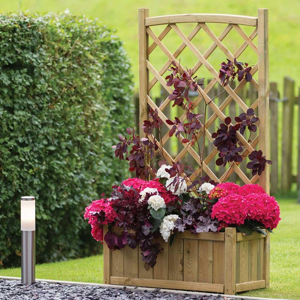 Cambridge Planter Trough with Trellis