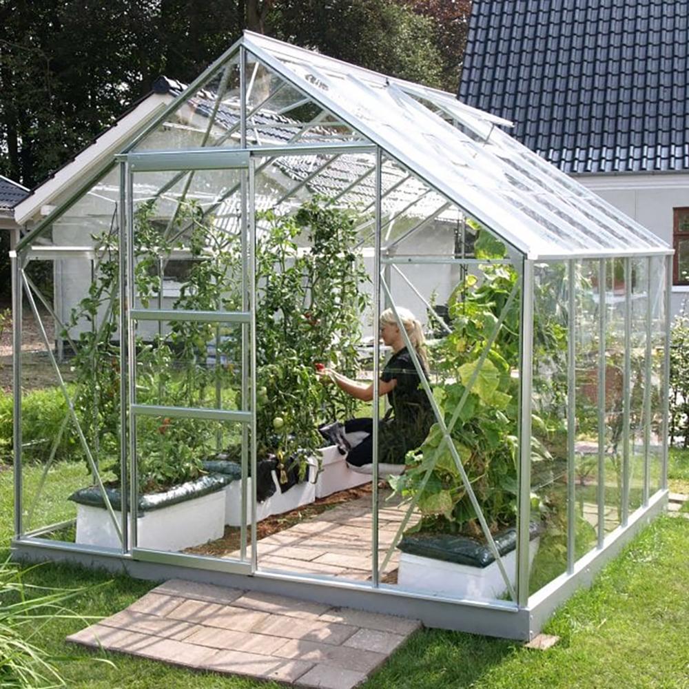 Neptune 8300 8 x 10 Greenhouse - Silver