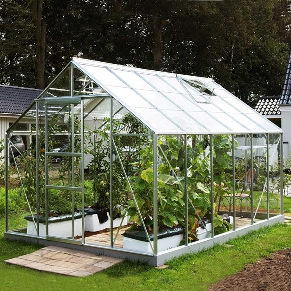 Neptune 9900 8 x 12 Greenhouse - Silver