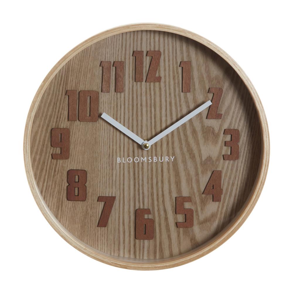 Interiors by Premier Vitus Grained Small Wall Clock