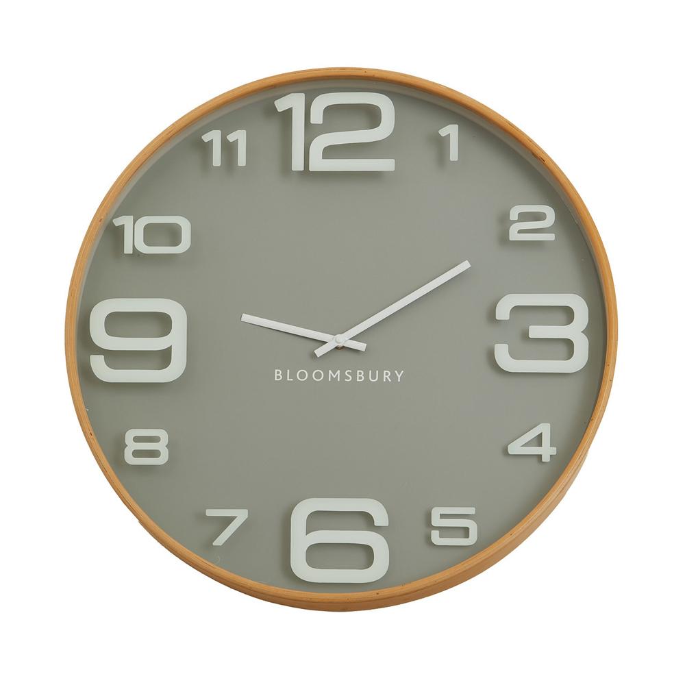 Wall Clock Large Grey