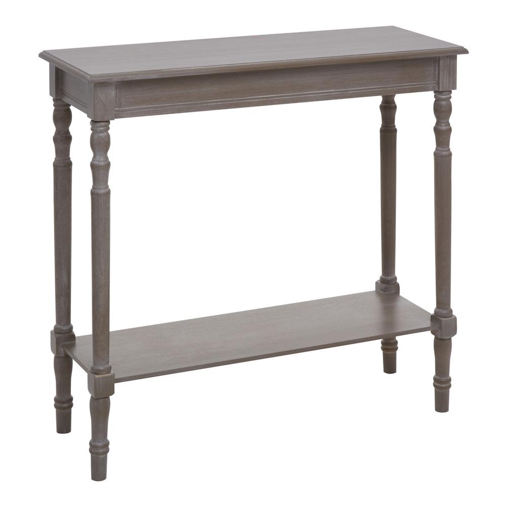 Winter Melody Console Table With Carved Wooden Legs Slim