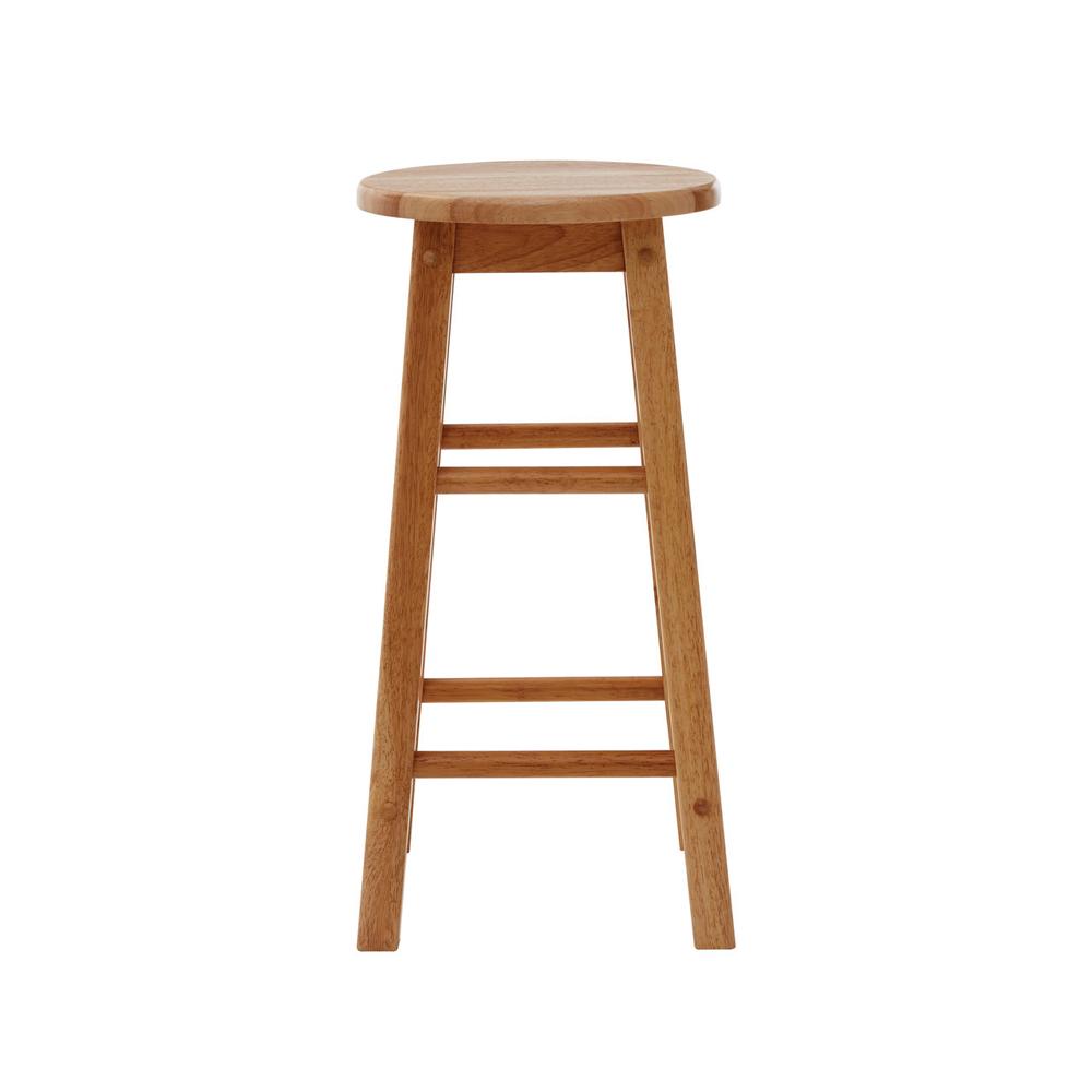 Maison by Premier Natural Tropical Hevea Wood Bar Stool