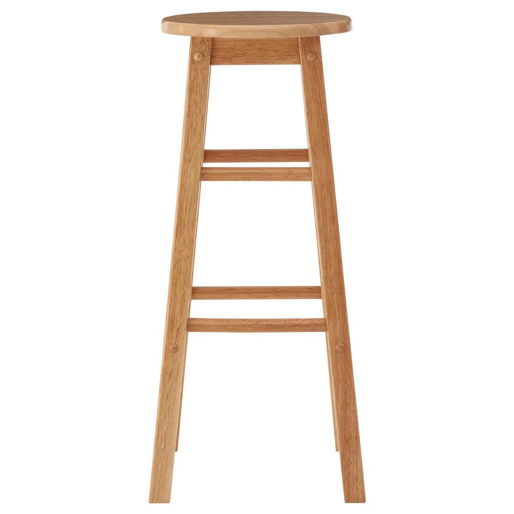 Maison by Premier Natural Tropical Hevea Wood Tall Bar Stool