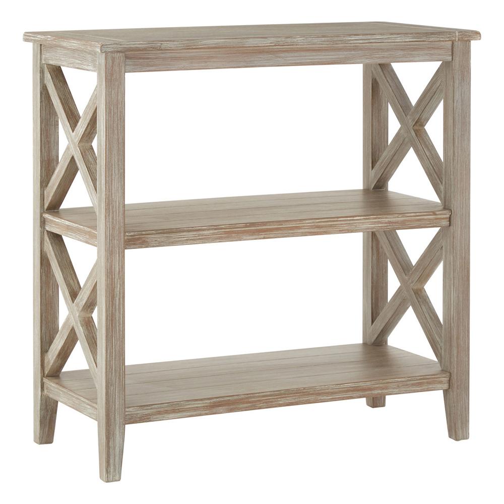 Winter Melody Wooden 3-Tier Bookcase