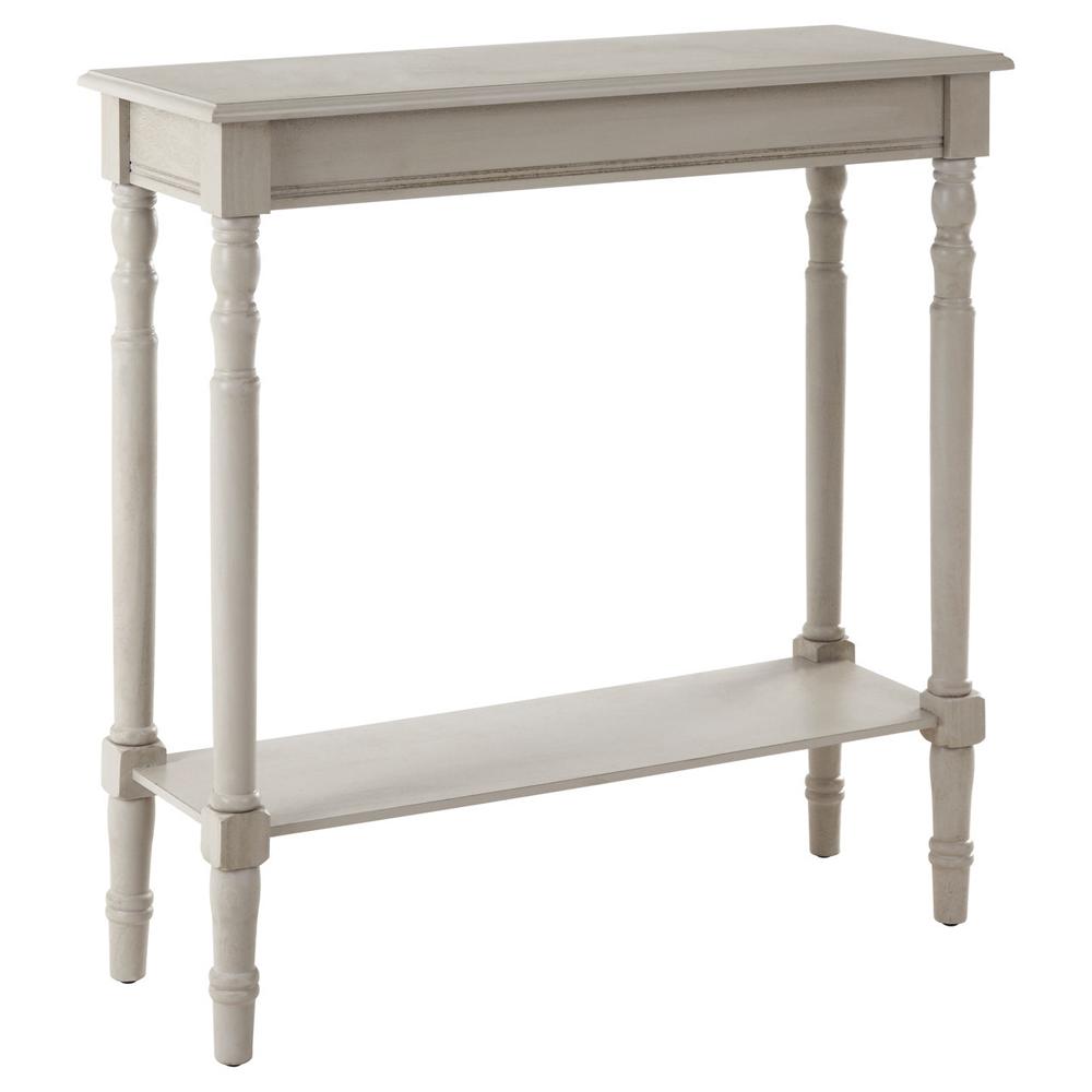 Console Table Vintage Rectangular Grey