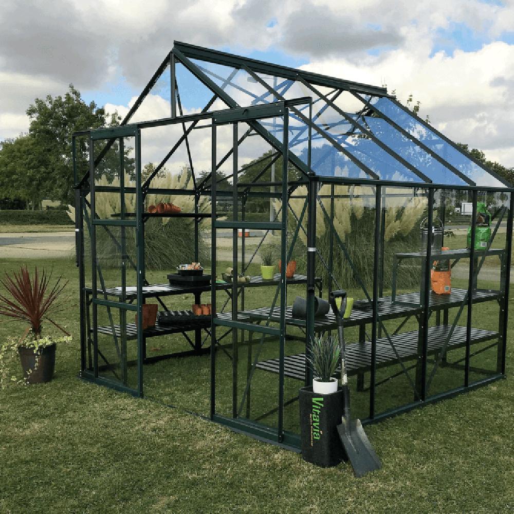 Phoenix 8300 8 x 10 Greenhouse - Green