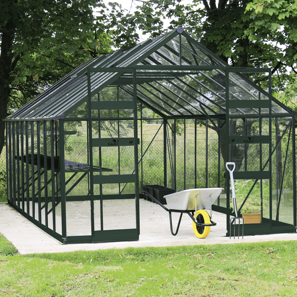 Bourton 10 X 16 Greenhouse (Green)