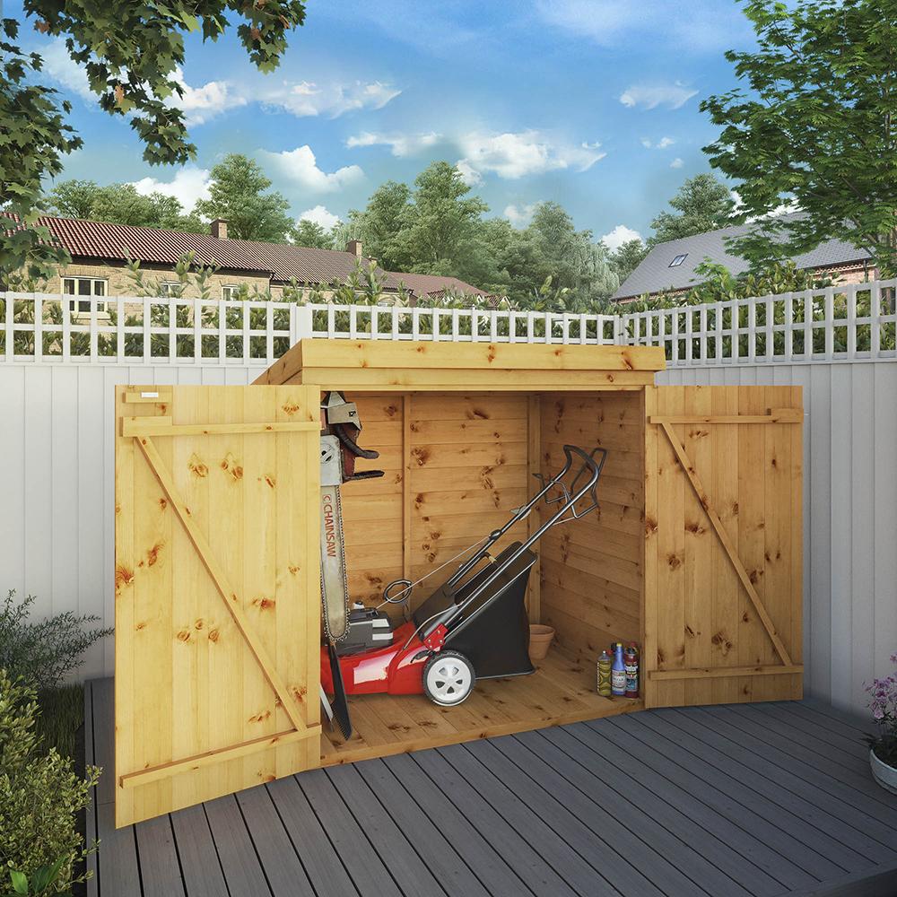 Shiplap Pent Wooden Mower Store 3 x 5